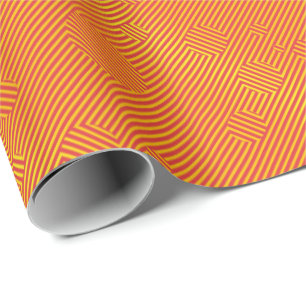 Carnaby orange presentpapper