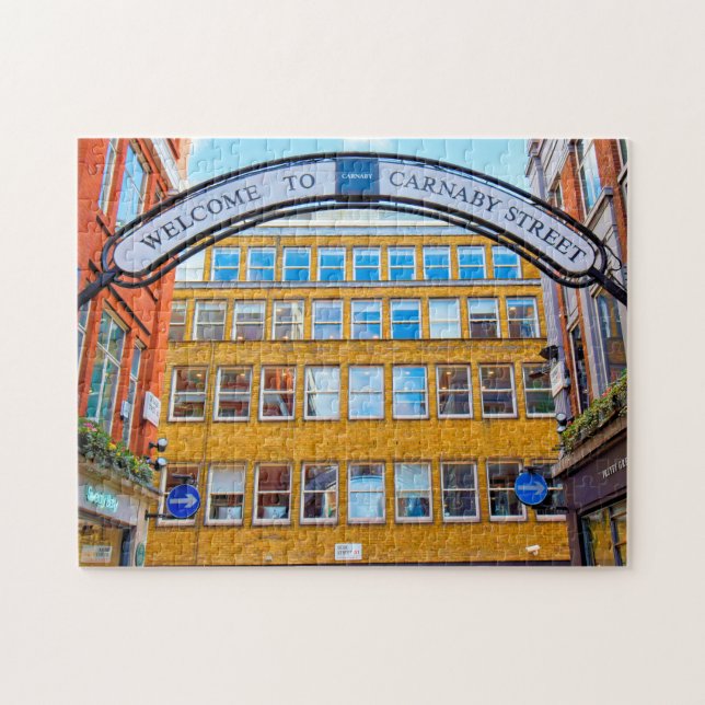 Carnaby Street - London - 11x14 inch Pussel (Horisontell)