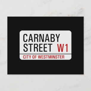 Carnaby Street-tecken Vykort