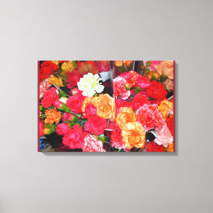 Carnation Flower Mix Canvas