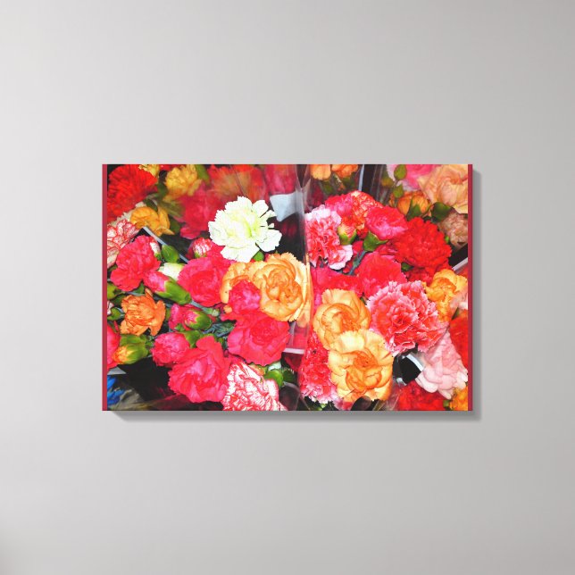 Carnation Flower Mix Canvas (Framsida)