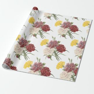 Carnation Flower Mönster Presentpapper