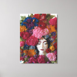 Carnation-gudinna in Winter Light Acrylic Wall Art Canvastryck