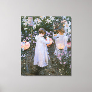 Carnation, Lily, Lily, Ro av John Singer Sargent Canvastryck