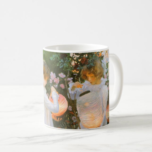 Carnation, Lily, Lily, Ro av John Singer Sargent Kaffemugg (Framsida höger)