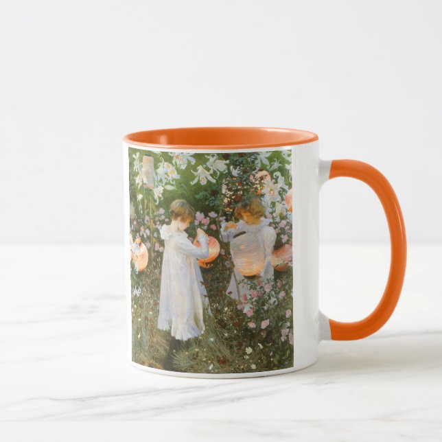 Carnation, Lily, Lily, Ro av John Singer Sargent Mugg (Höger)