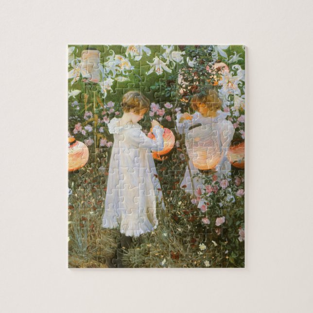 Carnation, Lily, Lily, Ro av John Singer Sargent Pussel (Vertikal)