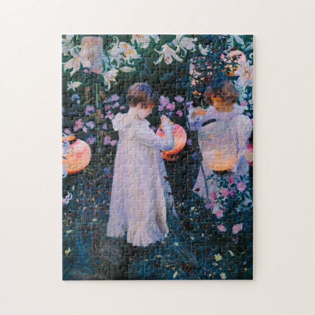 Carnation, Lily, Lily, Ro av John Singer Sargent Pussel (Vertikal)