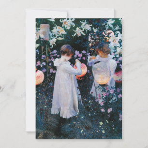 Carnation, Lily, Lily, Ro John Singer Sargent