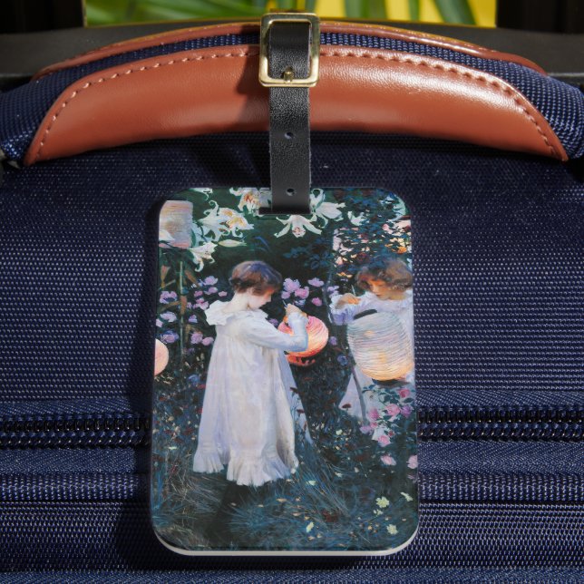 Carnation, Lily, Lily, Ro | John Singer Sargent Bagagebricka (Framsida Insitu 2)