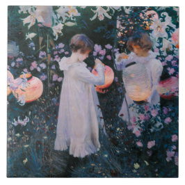 Carnation, Lily, Lily, Ro (John Singer Sargent) Kakelplatta