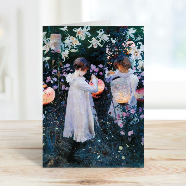 Carnation, Lily, Lily, Ro | John Singer Sargent Kort (Skapare uppladdad)