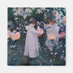 Carnation, Lily, Lily, Ro (John Singer Sargent) Magnet