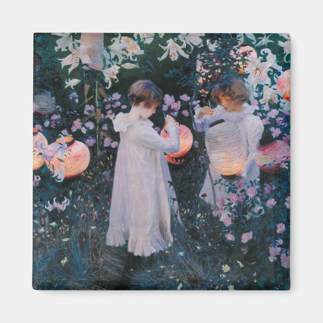 Carnation, Lily, Lily, Ro (John Singer Sargent) Magnet (Framsidan)