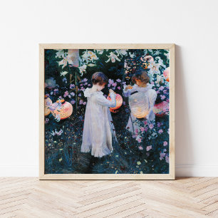 Carnation, Lily, Lily, Ro   John Singer Sargent Poster