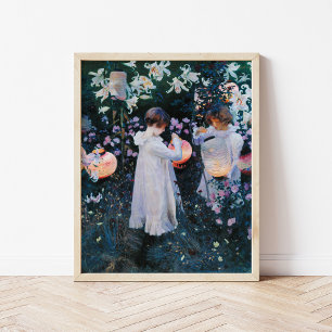 Carnation, Lily, Lily, Ro   John Singer Sargent Poster