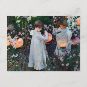 Carnation Lily Ro John Sargent Fine Art Vykort