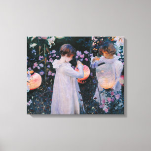 Carnation Lily Ro John Singer Sargent Art Canvastryck