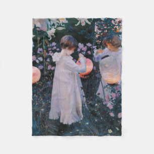 Carnation Lily Ro John Singer Sargent Art Fleecefilt