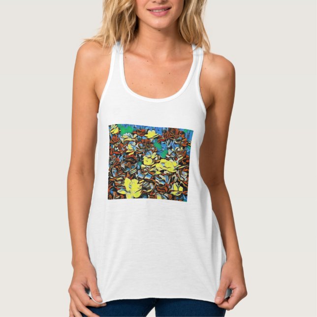 Carnation Racerback Top w/ Dreaming Effekt Linne Med Racerback (Framsida)