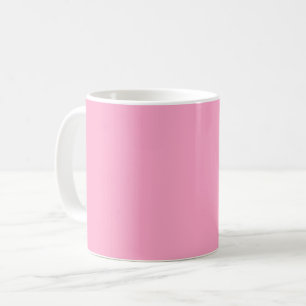 Carnation Rosa Solid Färg Klassisk ELEGANT Kaffemugg