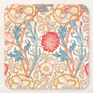 Carnation, William Morris Underlägg Papper Kvadrat