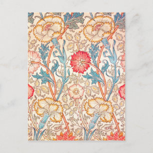 Carnation, William Morris Vykort