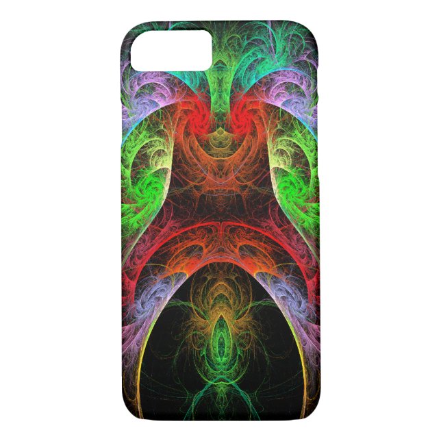 Carnaval Abstrakt Art Case-Mate iPhone Skal (Baksida)