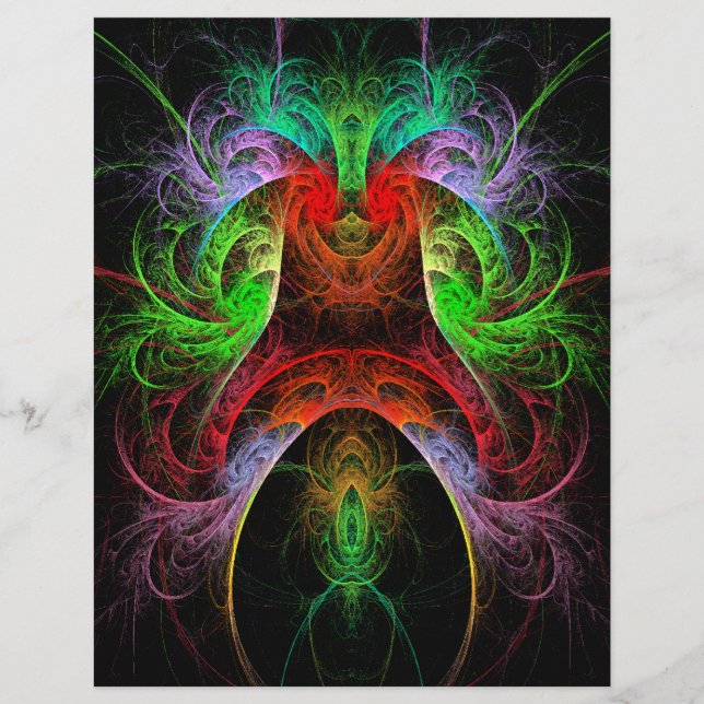 Carnaval Abstrakt Art Flyer (Framsidan)