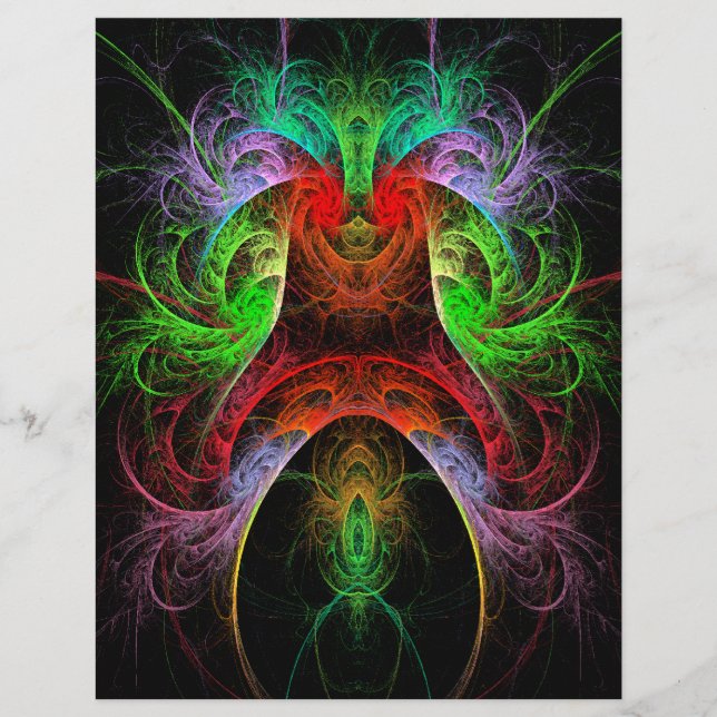 Carnaval Abstrakt Art Letterhead (Framsida)
