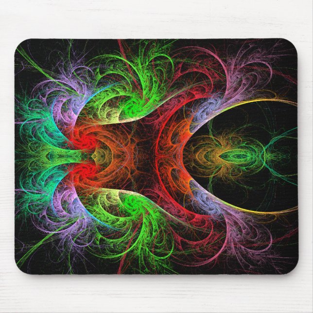 Carnaval Abstrakt Art Mousepad Musmatta (Framsidan)