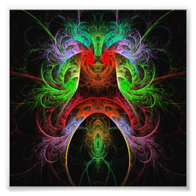 Carnaval Abstrakt Art Photo Print Fototryck (Framsidan)