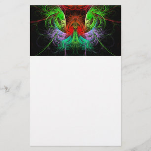 Carnaval Abstrakt Art Stationery Brevpapper