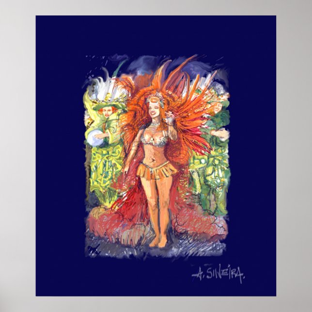 Carnaval Brasil Poster (Framsidan)