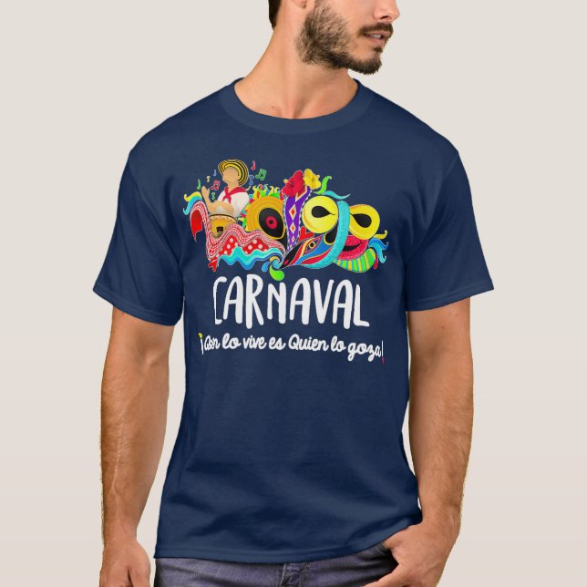 Carnaval de Barranquilla Marimonda T Shirt (Framsida)