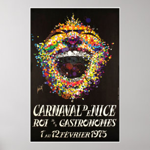 Carnaval de Nice, Roi-des-gastronomer, affisch
