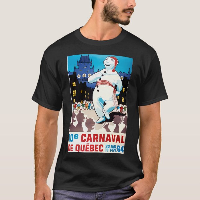 Carnaval De Quebec 1964 T Shirt (Framsida)