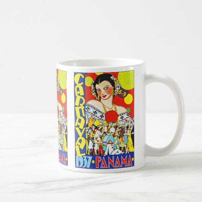 Carnaval i Panama Kaffemugg (Höger)