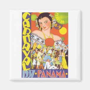 Carnaval i Panama Magnet