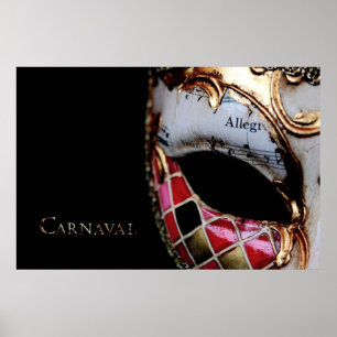 Carnaval - Italien - mask Poster