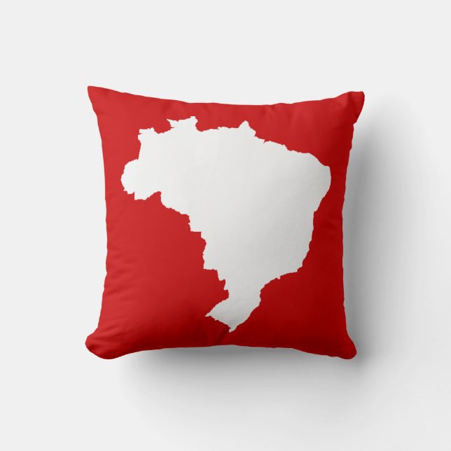 Carnaval Red Festive Brasilien Kudde (Framsida)