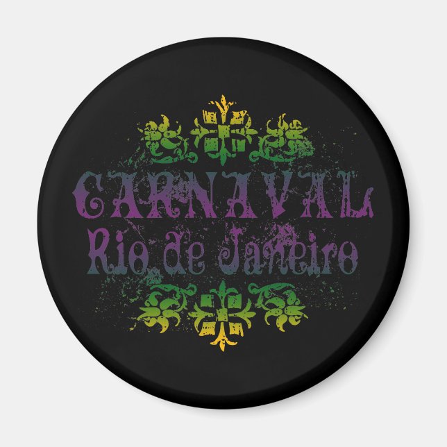 Carnaval Rio de Janeiro Magnet (Framsidan)