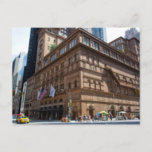 Carnegie Hall i New York City Vykort
