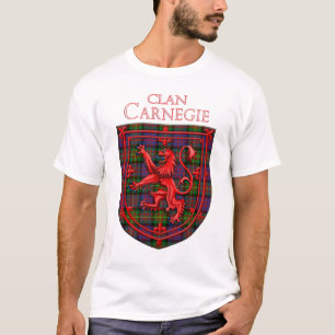 Carnegie Tartan Scottish Play Lejon Rampant T Shirt