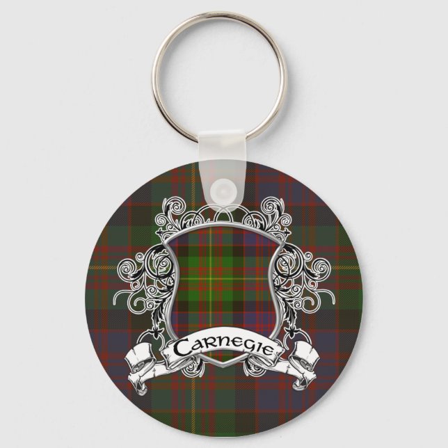 Carnegie Tartan Shield Nyckelring (Framsida)