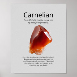 Carnelian Crystal: Poster