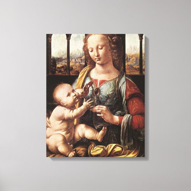 "Carnens madonna" Canvastryck (Framsida)