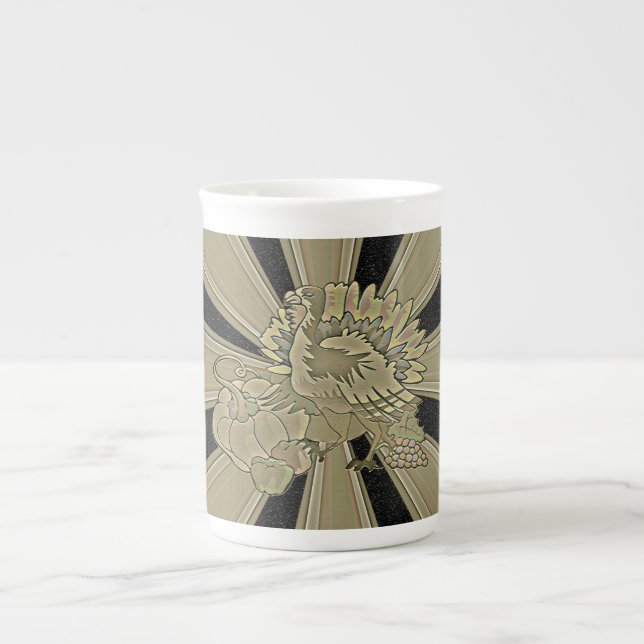 Carnerd Thanksgiving Turkiet - Benporslin Mugg (Framsidan)