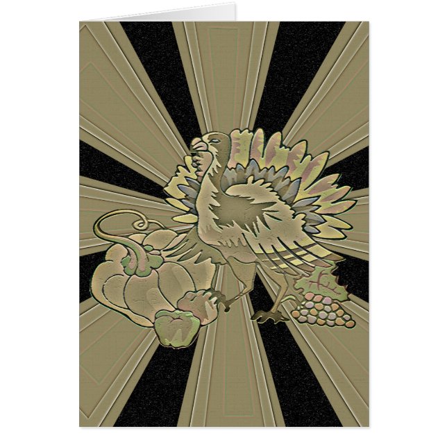 Carnerd Thanksgiving Turkiet - OBS Kort (Framsidan)