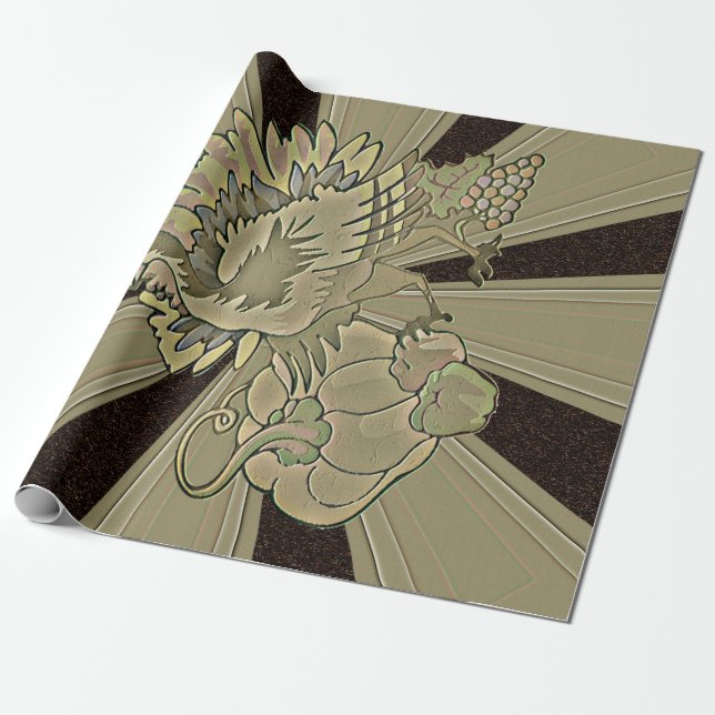 Carnerd Thanksgiving Turkiet - Presentpapper (Utrullad)